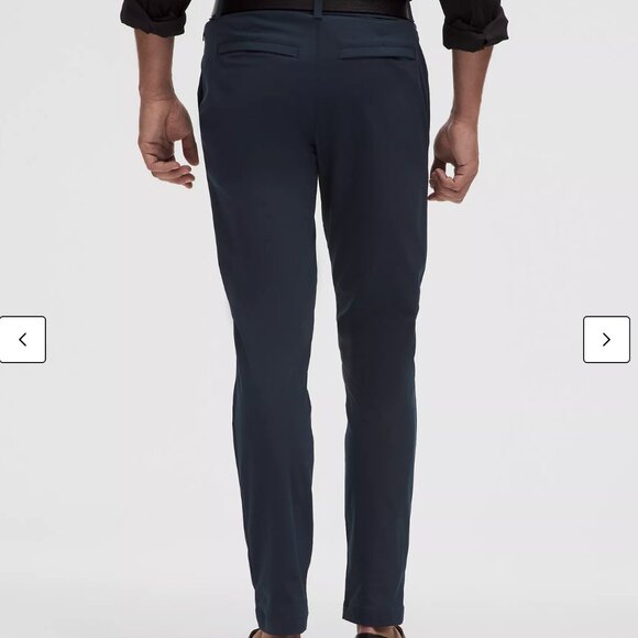 Lululemon ABC Slim-Fit 5 Pocket Pant Mens Size 31x30 Warpstreme True Navy Blue - Picture 2 of 8